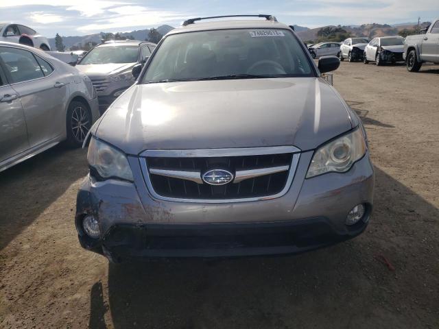 4S4BP61C697335313 - 2009 SUBARU OUTBACK 2.5I GRAY photo 5