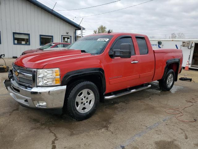 1GCRKSE72CZ145866 - 2012 CHEVROLET SILVERADO K1500 LT RED photo 1