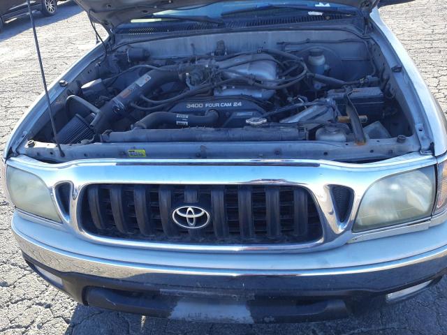 5TEGN92N52Z888745 - 2002 TOYOTA TACOMA DOUBLE CAB PRERUNNER SILVER photo 11