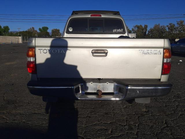 5TEGN92N52Z888745 - 2002 TOYOTA TACOMA DOUBLE CAB PRERUNNER SILVER photo 6