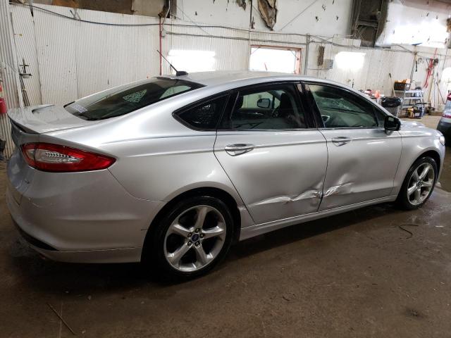 1FA6P0H79E5371021 - 2014 FORD FUSION SE SILVER photo 3