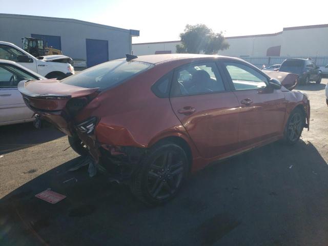 3KPF34AD7LE248705 - 2020 KIA FORTE GT LINE ORANGE photo 3