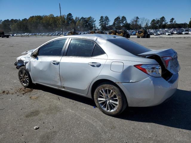 2T1BURHE6FC282211 - 2015 TOYOTA COROLLA L SILVER photo 2