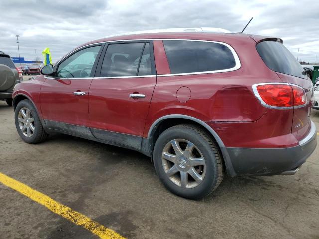 5GALRBEDXAJ263832 - 2010 BUICK ENCLAVE CXL RED photo 2