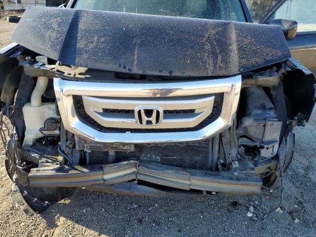 5FNYF4H75BB101601 - 2011 HONDA PILOT EXLN BLACK photo 12