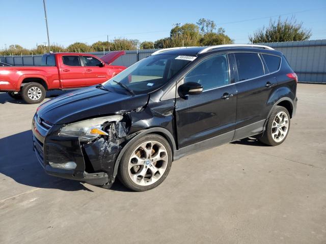 1FMCU0J90DUB43720 - 2013 FORD ESCAPE TITANIUM BLACK photo 1