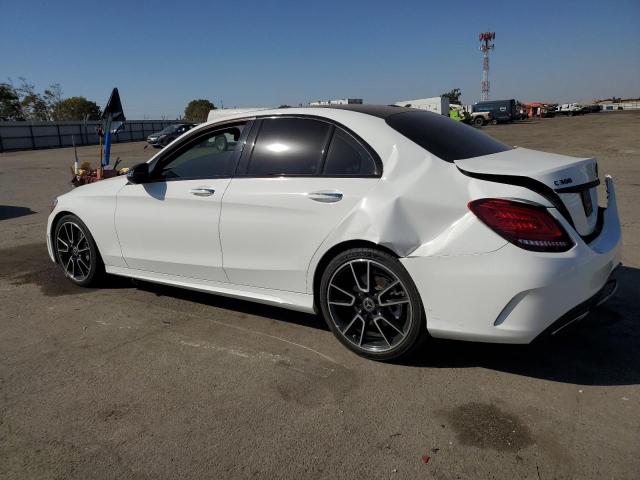 55SWF8DBXKU322117 - 2019 MERCEDES-BENZ C 300 WHITE photo 2