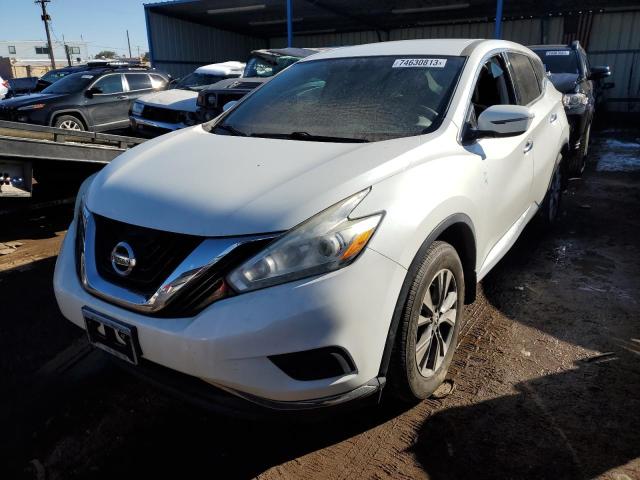 5N1AZ2MH6GN144909 - 2016 NISSAN MURANO S WHITE photo 1