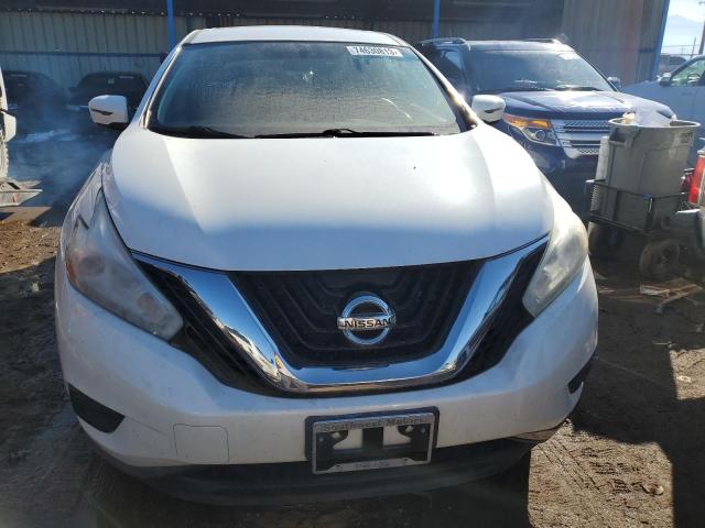 5N1AZ2MH6GN144909 - 2016 NISSAN MURANO S WHITE photo 5