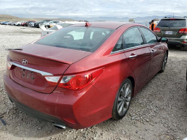 5NPEC4AC5EH857423 - 2014 HYUNDAI SONATA SE BURGUNDY photo 3