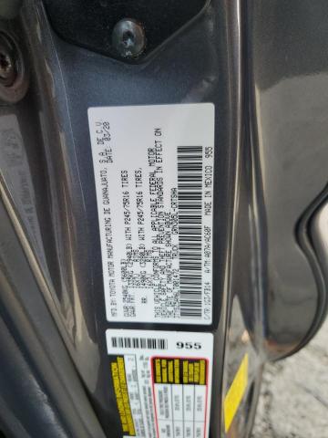 3TYSZ5AN6LT001472 - 2020 TOYOTA TACOMA ACCESS CAB ნაცრისფერი ფოტო 12