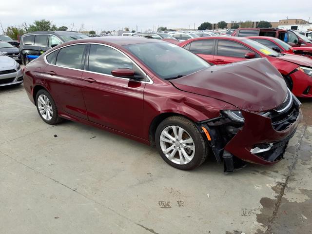 1C3CCCAB7GN112639 - 2016 CHRYSLER 200 LIMITED BURGUNDY photo 4