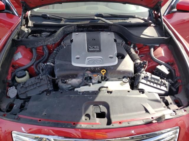 JNKCV61E39M304312 - 2009 INFINITI G37 BASE RED photo 11