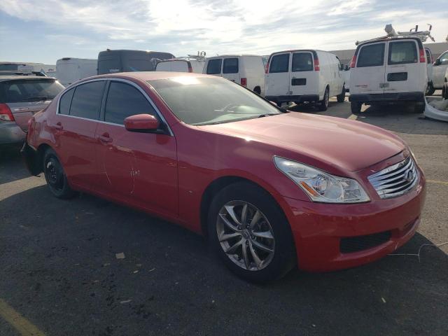 JNKCV61E39M304312 - 2009 INFINITI G37 BASE RED photo 4