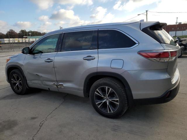 5TDJKRFH5GS294213 - 2016 TOYOTA HIGHLANDER XLE SILVER photo 2