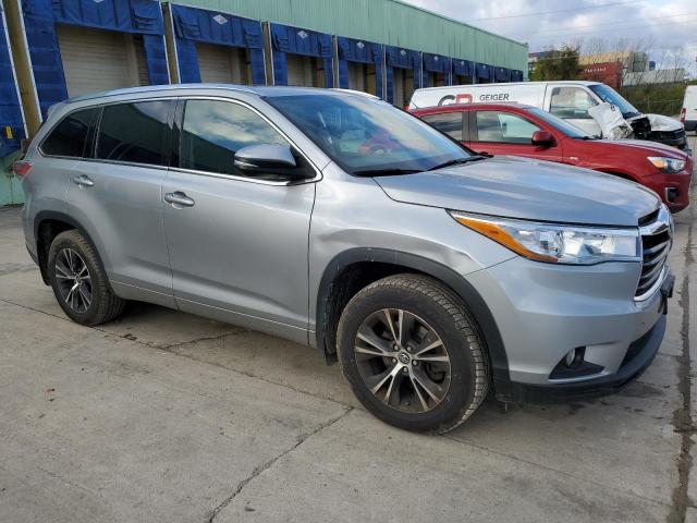 5TDJKRFH5GS294213 - 2016 TOYOTA HIGHLANDER XLE SILVER photo 4