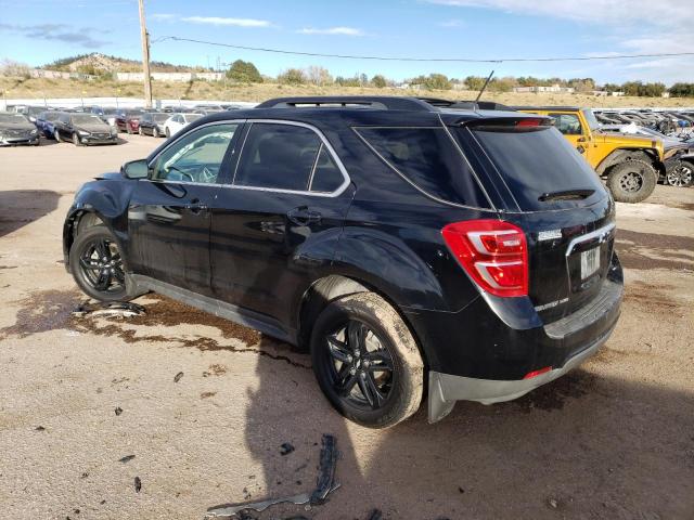 2GNFLFEK0H6249553 - 2017 CHEVROLET EQUINOX LT BLACK photo 2