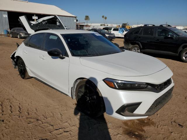 19XFL2H86PE005048 - 2023 HONDA CIVIC SPORT WHITE photo 4