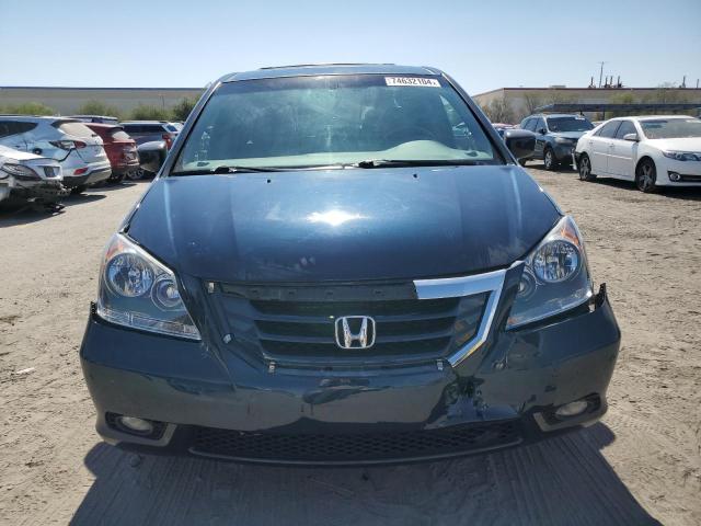 5FNRL3H92AB072808 - 2010 HONDA ODYSSEY TOURING BLUE photo 5