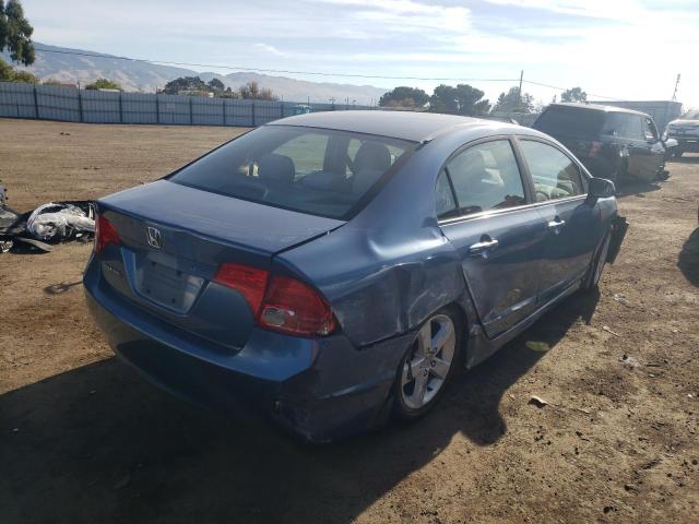 1HGFA16856L010171 - 2006 HONDA CIVIC EX BLUE photo 3