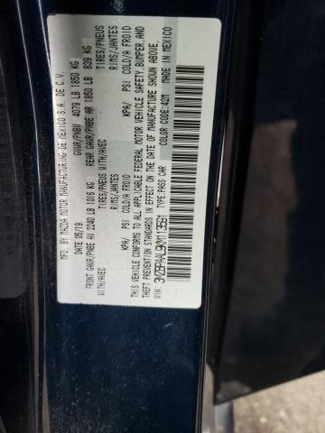 3MZBPAAL9KM113591 - 2019 MAZDA 3 SELECT BLUE photo 12