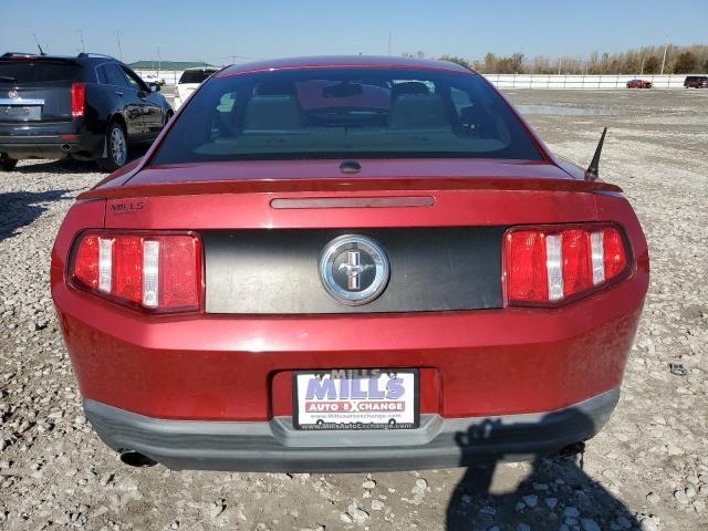 1ZVBP8AM1B5168205 - 2011 FORD MUSTANG RED photo 6