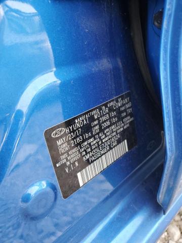 KMHH35LE7JU016524 - 2018 HYUNDAI ELANTRA GT BLUE photo 12