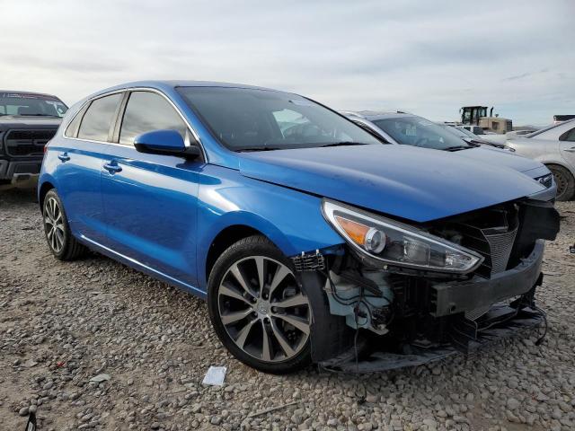 KMHH35LE7JU016524 - 2018 HYUNDAI ELANTRA GT BLUE photo 4