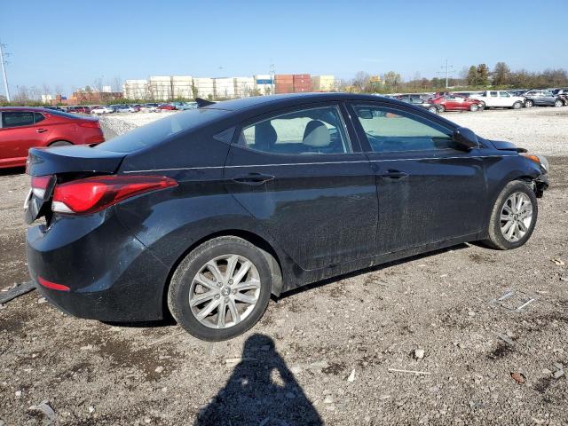 KMHDH4AEXFU355427 - 2015 HYUNDAI ELANTRA SE BLACK photo 3