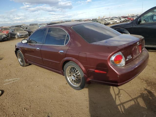 JN1DA31A42T317887 - 2002 NISSAN MAXIMA GLE MAROON photo 2