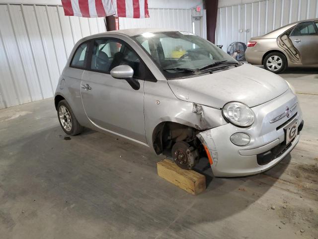 3C3CFFAR1DT640291 - 2013 FIAT 500 POP SILVER photo 4