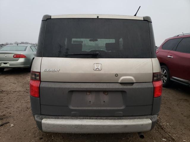 5J6YH28694L022044 - 2004 HONDA ELEMENT EX GRAY photo 6