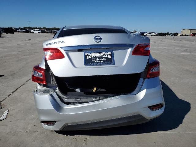 3N1AB7AP1KY343723 - 2019 NISSAN SENTRA S SILVER photo 6