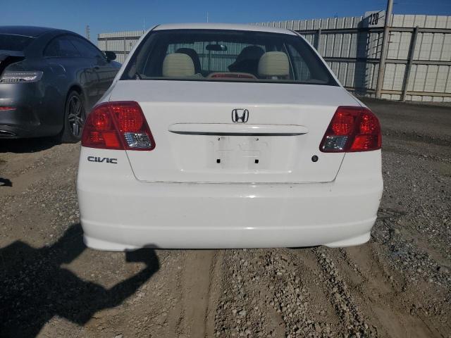2HGES16395H600284 - 2005 HONDA CIVIC DX VP 白色 照片 6