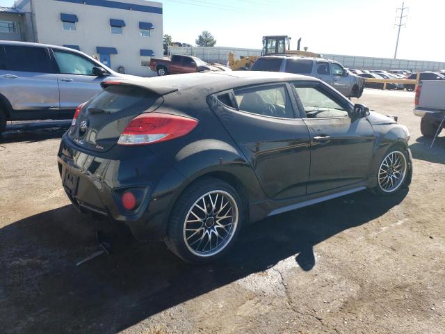 KMHTC6AE0EU192761 - 2014 HYUNDAI VELOSTER TURBO BLACK photo 3