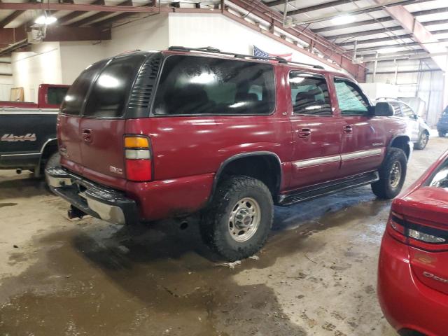 3GKGK26G64G125891 - 2004 GMC YUKON XL K2500 RED photo 3