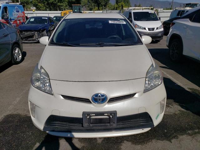 JTDKN3DU9D5574887 - 2013 TOYOTA PRIUS WHITE photo 5