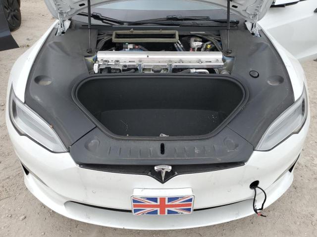 5YJSA1E5XMF434594 - 2021 TESLA MODEL S WHITE photo 11