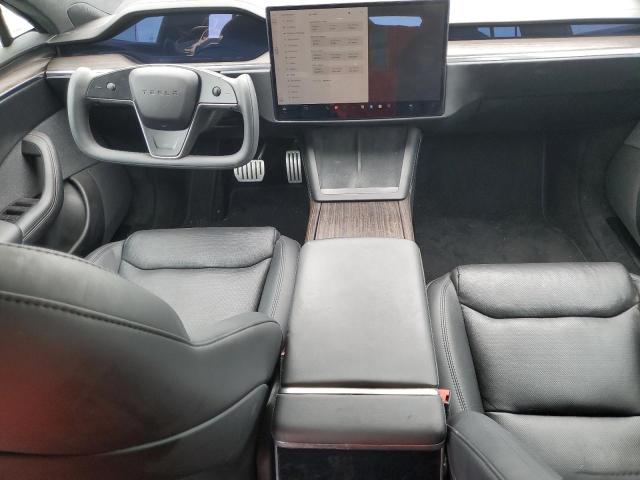 5YJSA1E5XMF434594 - 2021 TESLA MODEL S WHITE photo 8