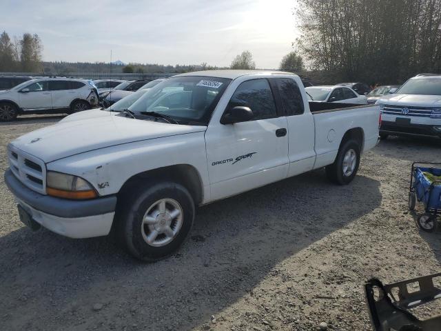 1B7GL22X2YS631036 - 2000 DODGE DAKOTA WHITE photo 1