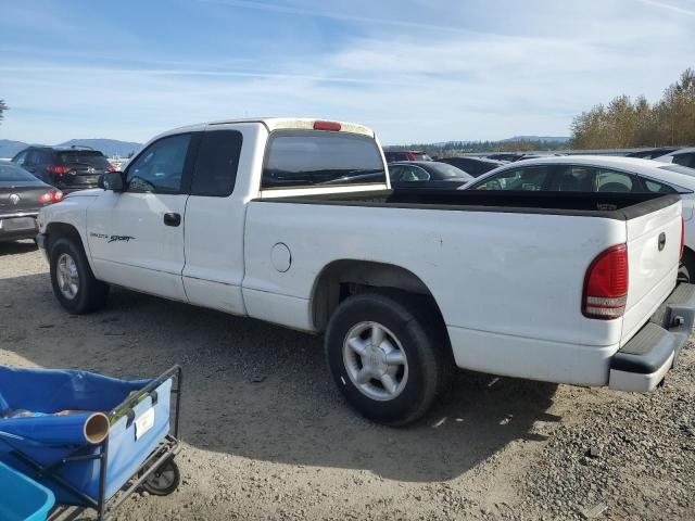 1B7GL22X2YS631036 - 2000 DODGE DAKOTA WHITE photo 2