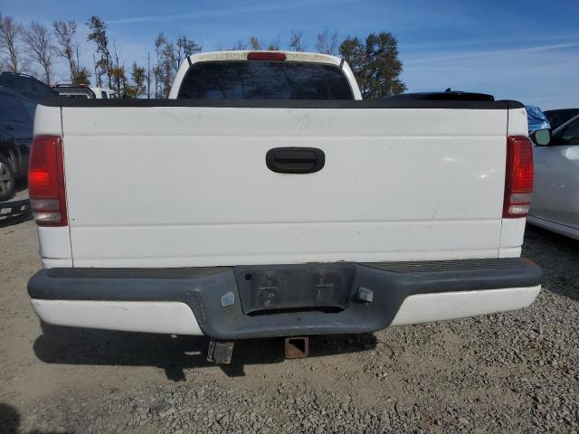 1B7GL22X2YS631036 - 2000 DODGE DAKOTA WHITE photo 6