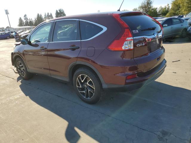 2HKRM4H46GH628295 - 2016 HONDA CR-V SE BURGUNDY photo 2