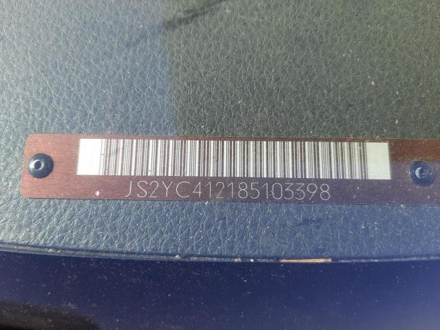 JS2YC412185103398 - 2008 SUZUKI SX4 SILVER photo 13