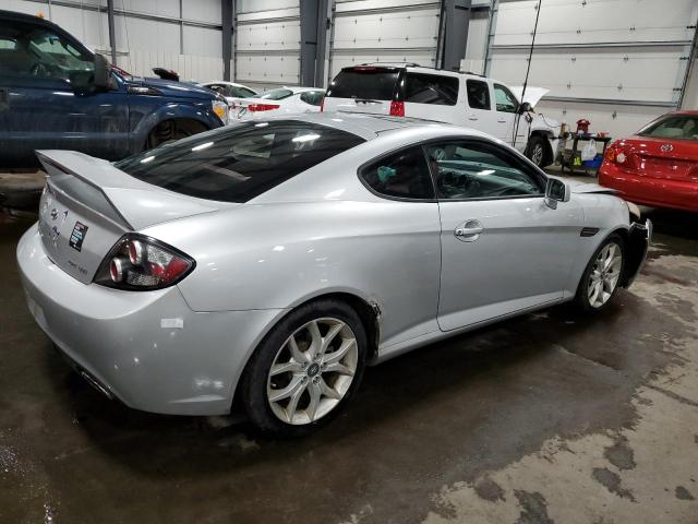 KMHHN66F27U262250 - 2007 HYUNDAI TIBURON GT SILVER photo 3