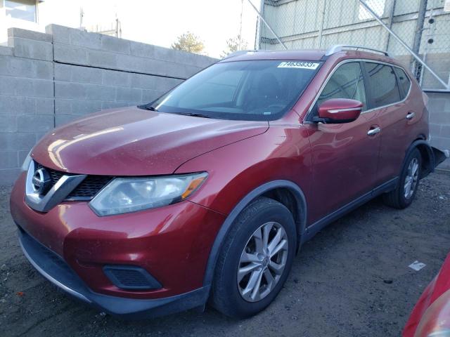 KNMAT2MV8FP543531 - 2015 NISSAN ROGUE S RED photo 1