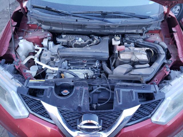 KNMAT2MV8FP543531 - 2015 NISSAN ROGUE S RED photo 12