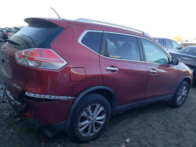 KNMAT2MV8FP543531 - 2015 NISSAN ROGUE S RED photo 3