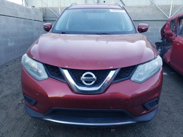 KNMAT2MV8FP543531 - 2015 NISSAN ROGUE S RED photo 5