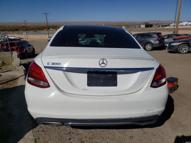 55SWF4JB3JU238295 - 2018 MERCEDES-BENZ C 300 WHITE photo 6